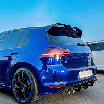 Boot Spoiler For VW Golf R GTD GTE GTI MK7 MK7.5 2013-2020 Oettinger Style Roof Spoiler Gloss Black
